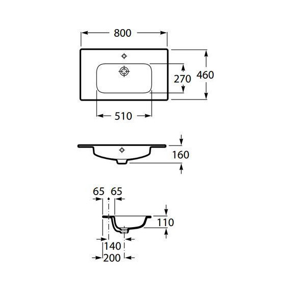 Тумба подвесная с раковиной Акватон Римини 80 см 1A2267K1RN010, белый глянцевый - 7 Тумба подвесная с раковиной Акватон Римини 80 см 1A2267K1RN010, белый глянцевый фото 7