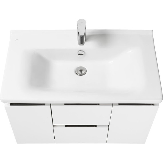 Тумба подвесная с раковиной Акватон Рене 80 см 1A2586K0NRC80, белый фото 3