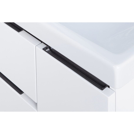 Тумба подвесная с раковиной Акватон Рене 80 см 1A2586K0NRC80, белый фото 5