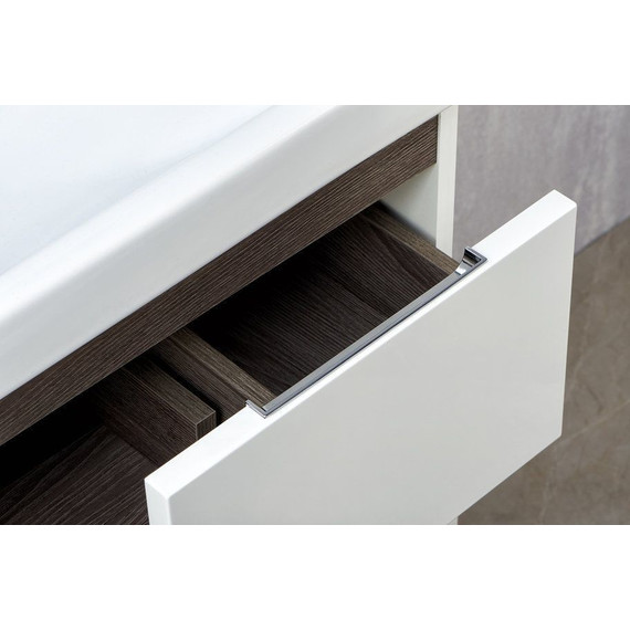 Тумба подвесная с раковиной Акватон Рене 80 см 1A2586K0NRC80, белый фото 7