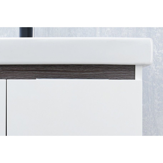 Тумба подвесная с раковиной Акватон Рене 80 см 1A2586K0NRC80, белый фото 8