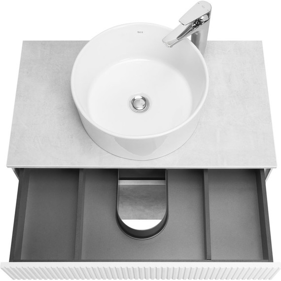 Тумба подвесная с раковиной Акватон Марбл 80 см 1A2762K2MH4C0 (раковина Mila 40) слэйт - 2 Тумба подвесная с раковиной Акватон Марбл 80 см 1A2762K2MH4C0 (раковина Mila 40) слэйт фото 2