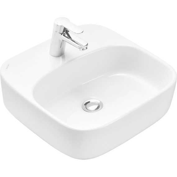 Тумба подвесная с раковиной Акватон Марбл 100 см 1A2763K0MH4C0 (раковина Одри Soft) слэйт фото 2