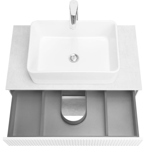 Тумба подвесная с раковиной Акватон Марбл 80 см 1A2762K1MH4C0 (раковина Mila 50) слэйт - 5 Тумба подвесная с раковиной Акватон Марбл 80 см 1A2762K1MH4C0 (раковина Mila 50) слэйт фото 5