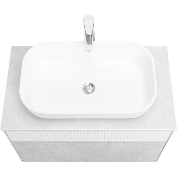 Тумба подвесная с раковиной Акватон Марбл 80 см 1A2762K4MH4C0 (раковина Лола) слэйт - 4 Тумба подвесная с раковиной Акватон Марбл 80 см 1A2762K4MH4C0 (раковина Лола) слэйт фото 4