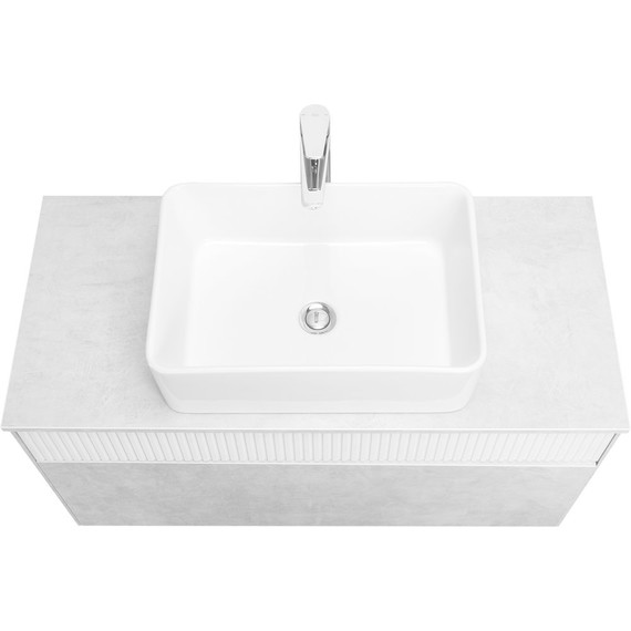 Тумба подвесная с раковиной Акватон Марбл 100 см 1A2763K1MH4C0 (раковина Mila 50) слэйт - 3 Тумба подвесная с раковиной Акватон Марбл 100 см 1A2763K1MH4C0 (раковина Mila 50) слэйт фото 3