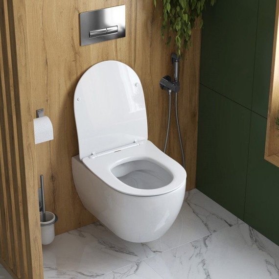 Унитаз подвесной безободковый Cezares Comfort CZR-191-TH - 11 Унитаз подвесной безободковый Cezares Comfort CZR-191-TH фото 11