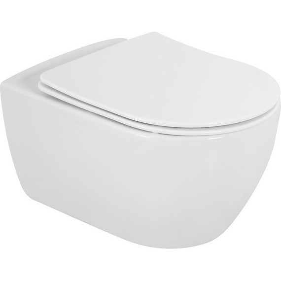 Унитаз подвесной безободковый Cezares Comfort CZR-191-TH фото 