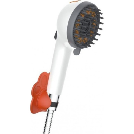 Душевой гарнитур Lemark Riva LM8151PS для мытья животных, белый/серый фото 