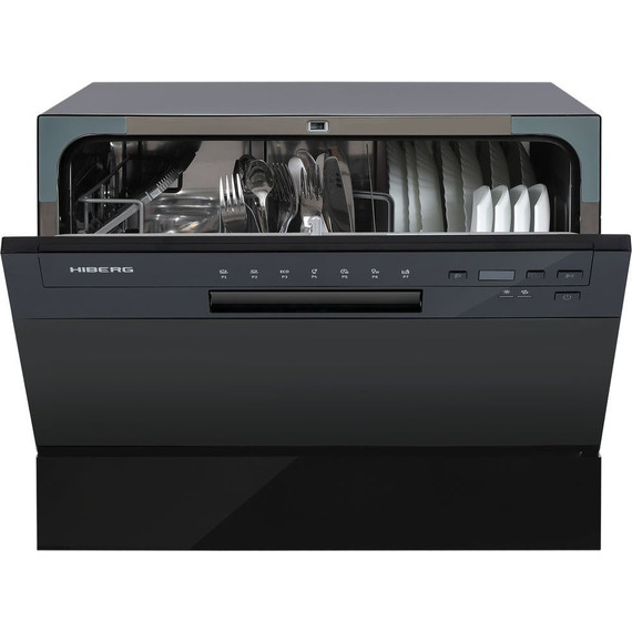 Отдельностоящая посудомоечная машина Hiberg T56 615 B фото 5