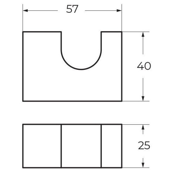 Крючок Art&Max Platino AM-E-3986-MB, чёрный матовый фото 2