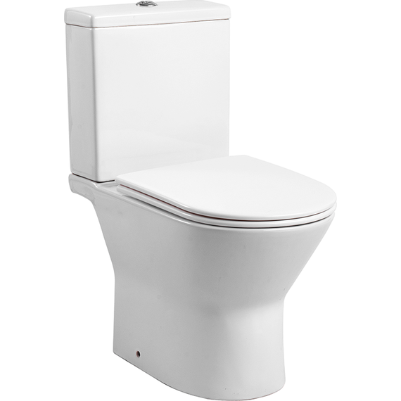 Унитаз-компакт Aquatek Леон AQ2785-00 с тонкой крышкой микролифт - 2 Унитаз-компакт Aquatek Леон AQ2785-00 с тонкой крышкой микролифт фото 2