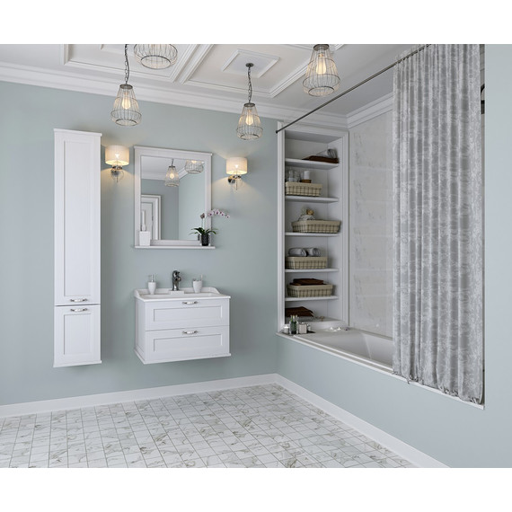 Тумба подвесная с раковиной Акватон Леон 65 см 1A1870K0LBPR0, дуб бежевый - 5 Тумба подвесная с раковиной Акватон Леон 65 см 1A1870K0LBPR0, дуб бежевый фото 5