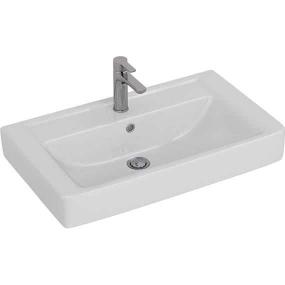 Тумба подвесная с раковиной Lemark Buno 80 см LM04B80T фото 7