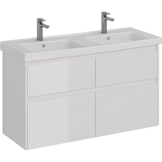 Тумба подвесная с раковиной Lemark Combi 125 см LM03C125T фото 