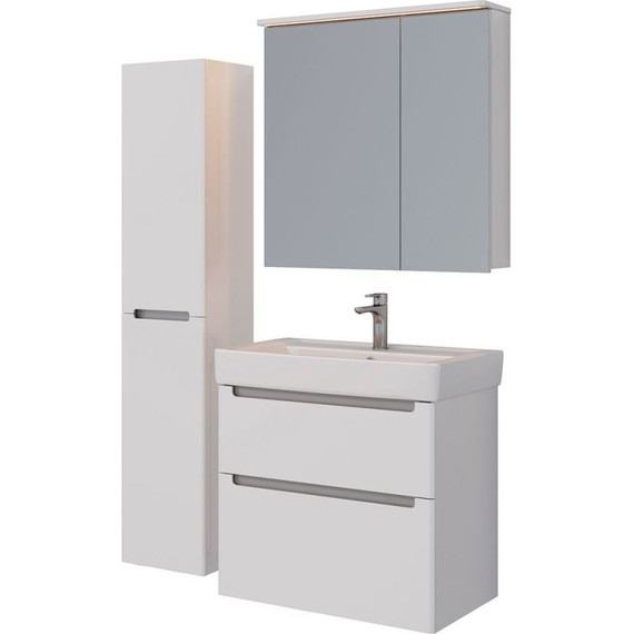 Тумба подвесная с раковиной Lemark Buno 80 см LM04B80T фото 6