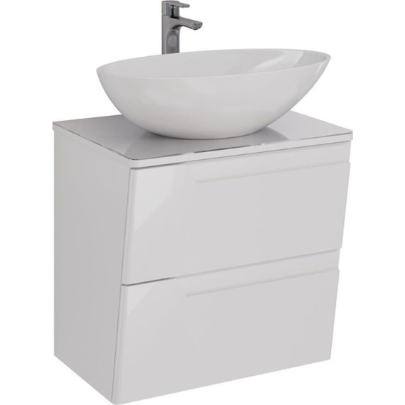 Тумба подвесная со столешницей Lemark Miano 60 см LM06M60T фото 