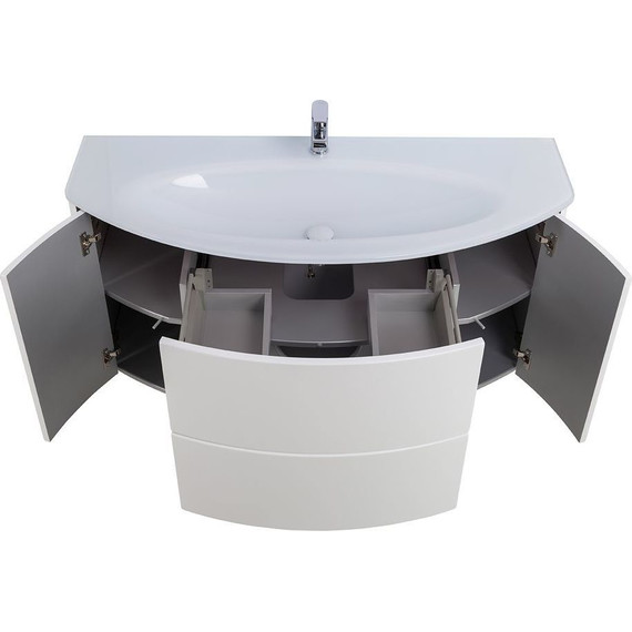 Тумба подвесная с раковиной Cezares Eden 120 см 54861, Bianco lucido - 10 Тумба подвесная с раковиной Cezares Eden 120 см 54861, Bianco lucido фото 10