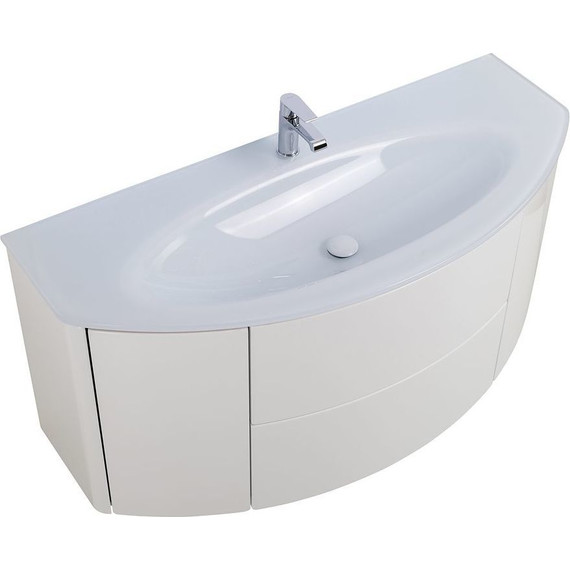 Тумба подвесная с раковиной Cezares Eden 120 см 54861, Bianco lucido - 8 Тумба подвесная с раковиной Cezares Eden 120 см 54861, Bianco lucido фото 8