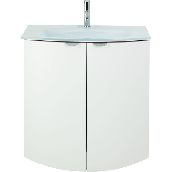 Тумба подвесная с раковиной Cezares Rialto 70 см 55170, Bianco opaco - 4 Тумба подвесная с раковиной Cezares Rialto 70 см 55170, Bianco opaco фото 4