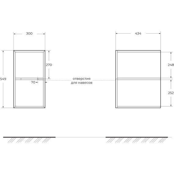 Модуль подвесной Cezares Elettra 30 см 55530, Grafite фото 2
