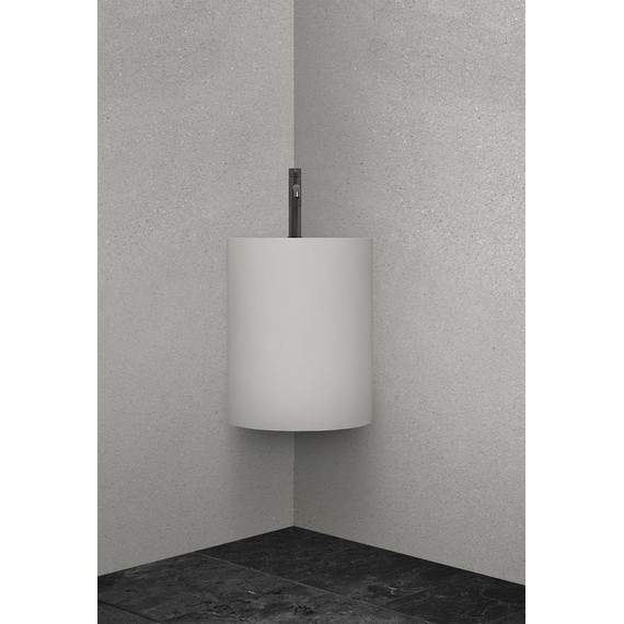 Раковина подвесная Abber Stein 42 см AS2625, белый матовый - 4 Раковина подвесная Abber Stein 42 см AS2625, белый матовый фото 4