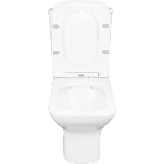 Унитаз-компакт безободковый Azario Fresco AZ-8302 с тонкой крышкой микролифт - 4 Унитаз-компакт безободковый Azario Fresco AZ-8302 с тонкой крышкой микролифт фото 4