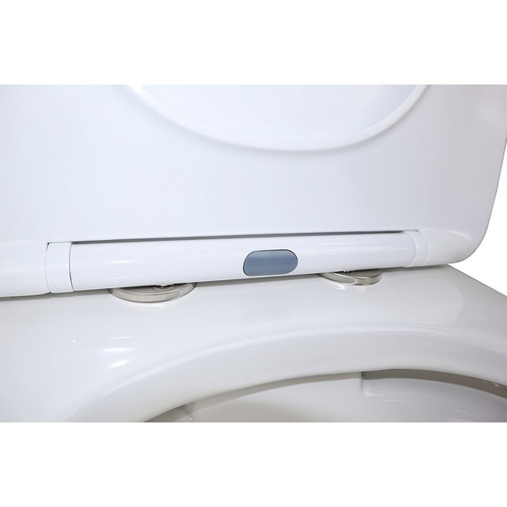 Унитаз-компакт безободковый Azario Fresco AZ-8302 с тонкой крышкой микролифт - 6 Унитаз-компакт безободковый Azario Fresco AZ-8302 с тонкой крышкой микролифт фото 6