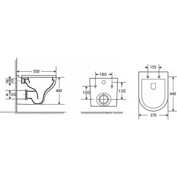 Унитаз подвесной Azario Stella AZ-VT005+AZ-VT005sc с крышкой микролифт - 11 Унитаз подвесной Azario Stella AZ-VT005+AZ-VT005sc с крышкой микролифт фото 11