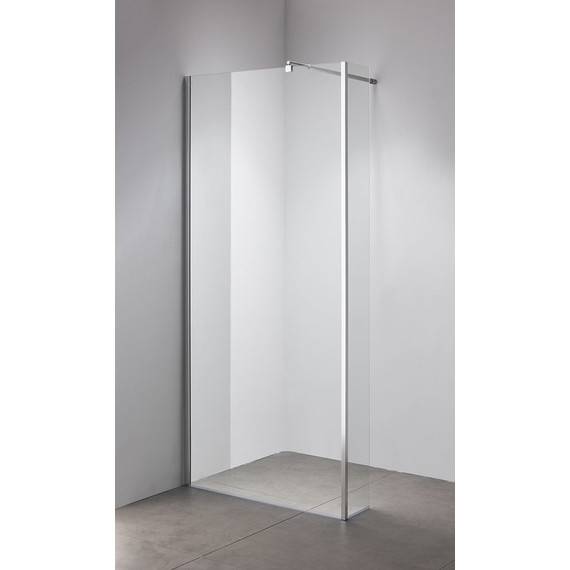 Душевая перегородка Loranto Walk-in 90 см CS-L801 90, хром/прозрачное - 2 Душевая перегородка Loranto Walk-in 90 см CS-L801 90, хром/прозрачное фото 2