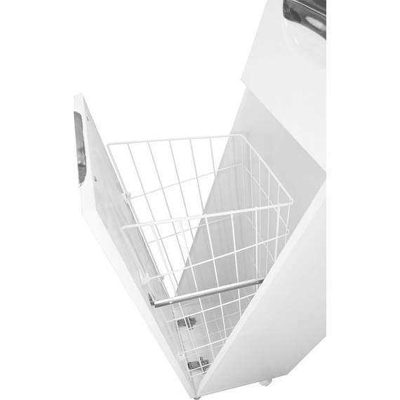 Пенал напольный Стиль 35 см R, б/к, белый - 5 Пенал напольный Стиль 35 см R, б/к, белый фото 5