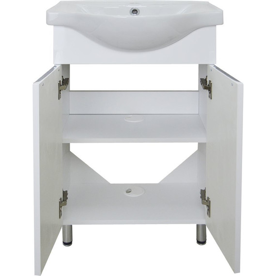 Тумба напольная с раковиной Стиль 50 см, белый - 5 Тумба напольная с раковиной Стиль 50 см, белый фото 5