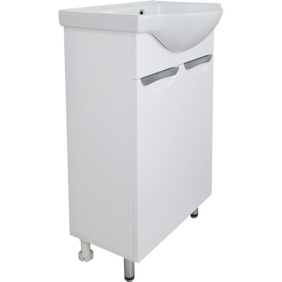 Тумба напольная с раковиной Стиль 50 см, белый - 6 Тумба напольная с раковиной Стиль 50 см, белый фото 6