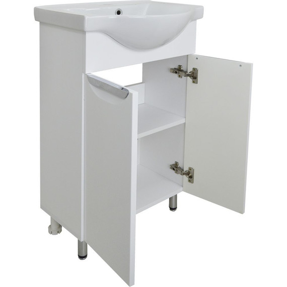 Тумба напольная с раковиной Стиль 50 см, белый - 7 Тумба напольная с раковиной Стиль 50 см, белый фото 7