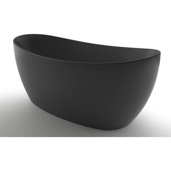 Ванна отдельностоящая Azario Glasgow 180x80 см GLA18080MB, чёрный, Размер - мм: 1800х800 фото 2