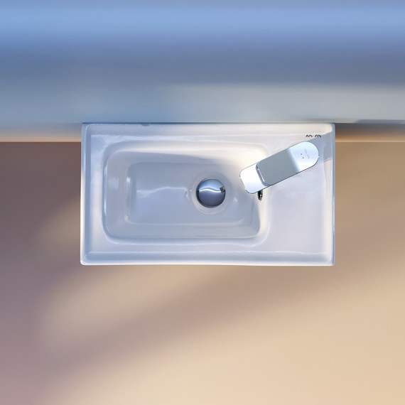 Тумба подвесная с раковиной Am.Pm X-Joy 45 см M85AFHX0451WG, белый глянцевый фото 12