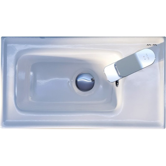 Тумба подвесная с раковиной Am.Pm X-Joy 45 см M85AFHX0451WG, белый глянцевый фото 13