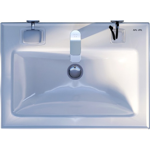 Тумба подвесная с раковиной Am.Pm X-Joy 65 см M85AFHX0652BM, черный матовый, Цвет фасада: чёрный - 12 Тумба подвесная с раковиной Am.Pm X-Joy 65 см M85AFHX0652BM, черный матовый, Цвет фасада: чёрный фото 12