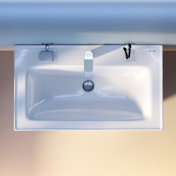 Тумба напольная с раковиной Am.Pm X-Joy 80 см M85AFSX0802WG, белый глянцевый фото 12