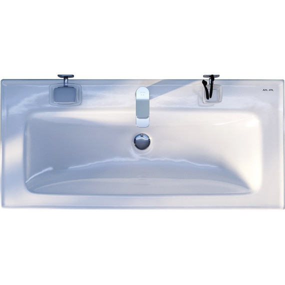 Тумба подвесная с раковиной Am.Pm X-Joy 100 см M85AFHX1002BM, черный матовый, Цвет фасада: чёрный фото 13