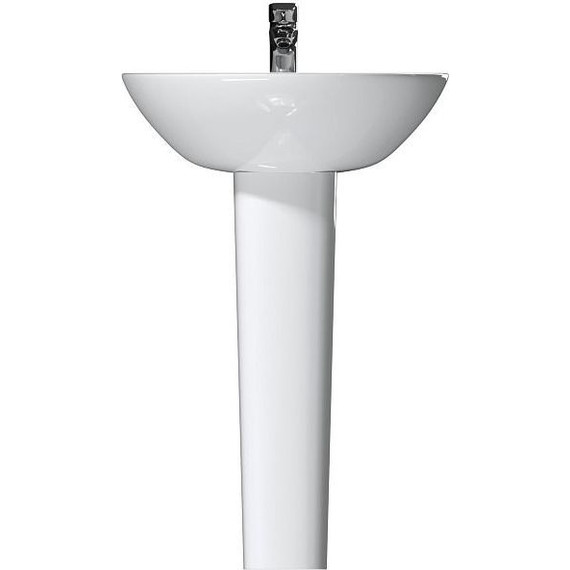 Раковина с пьедесталом Mirsant Rock 56 см фото 2