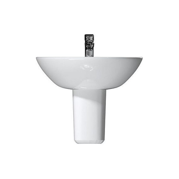 Раковина с полупьедесталом Mirsant Rock 56 см фото 2