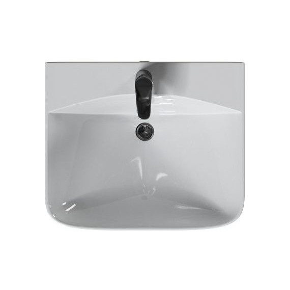 Раковина с полупьедесталом Mirsant Smart 56 см - 3 Раковина с полупьедесталом Mirsant Smart 56 см фото 3