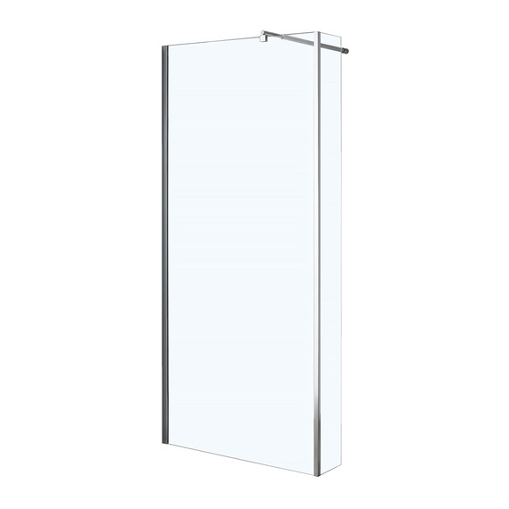 Душевая перегородка Loranto Walk-in 140 см CS-L801 140, хром/прозрачное фото 