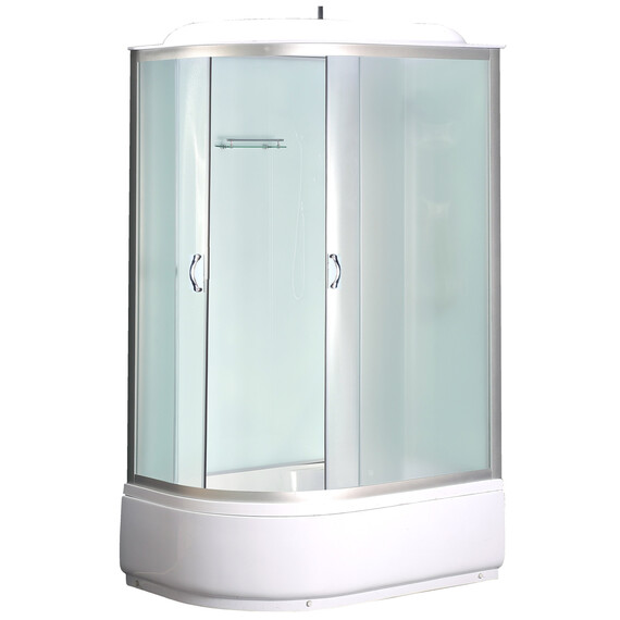 Душевая кабина Loranto CS-66120R F 120х80 см, хром/матовое фото 