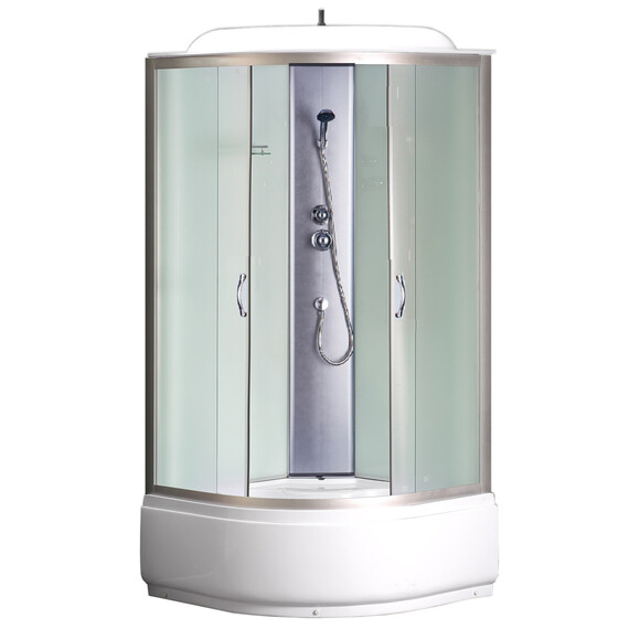 Душевая кабина Loranto CS-6680F 80х80 см, хром/матовое фото 