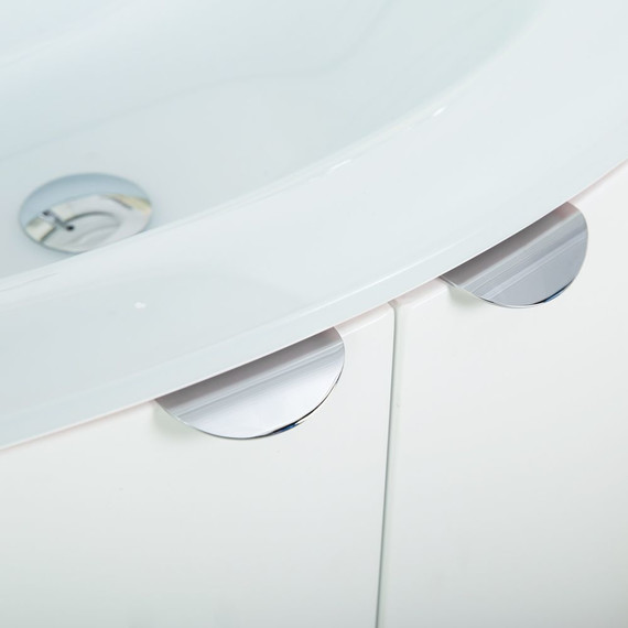 Тумба подвесная с раковиной Cezares Rialto 70 см 55170, Bianco opaco - 9 Тумба подвесная с раковиной Cezares Rialto 70 см 55170, Bianco opaco фото 9