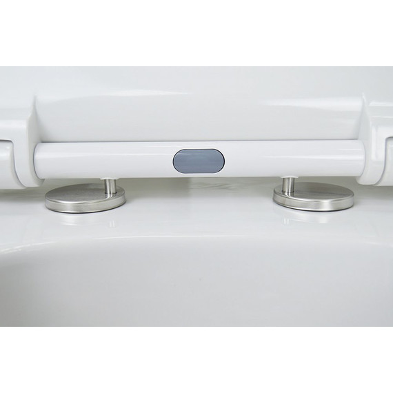 Унитаз подвесной безободковый Azario Ferio 87565 с тонкой крышкой микролифт - 6 Унитаз подвесной безободковый Azario Ferio 87565 с тонкой крышкой микролифт фото 6