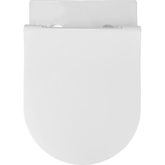 Унитаз подвесной безободковый Azario Ferio 87565 с тонкой крышкой микролифт - 7 Унитаз подвесной безободковый Azario Ferio 87565 с тонкой крышкой микролифт фото 7