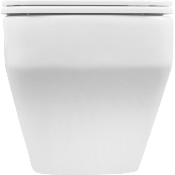 Унитаз подвесной безободковый Azario Moneo AZ-0062 с тонкой крышкой микролифт фото 7